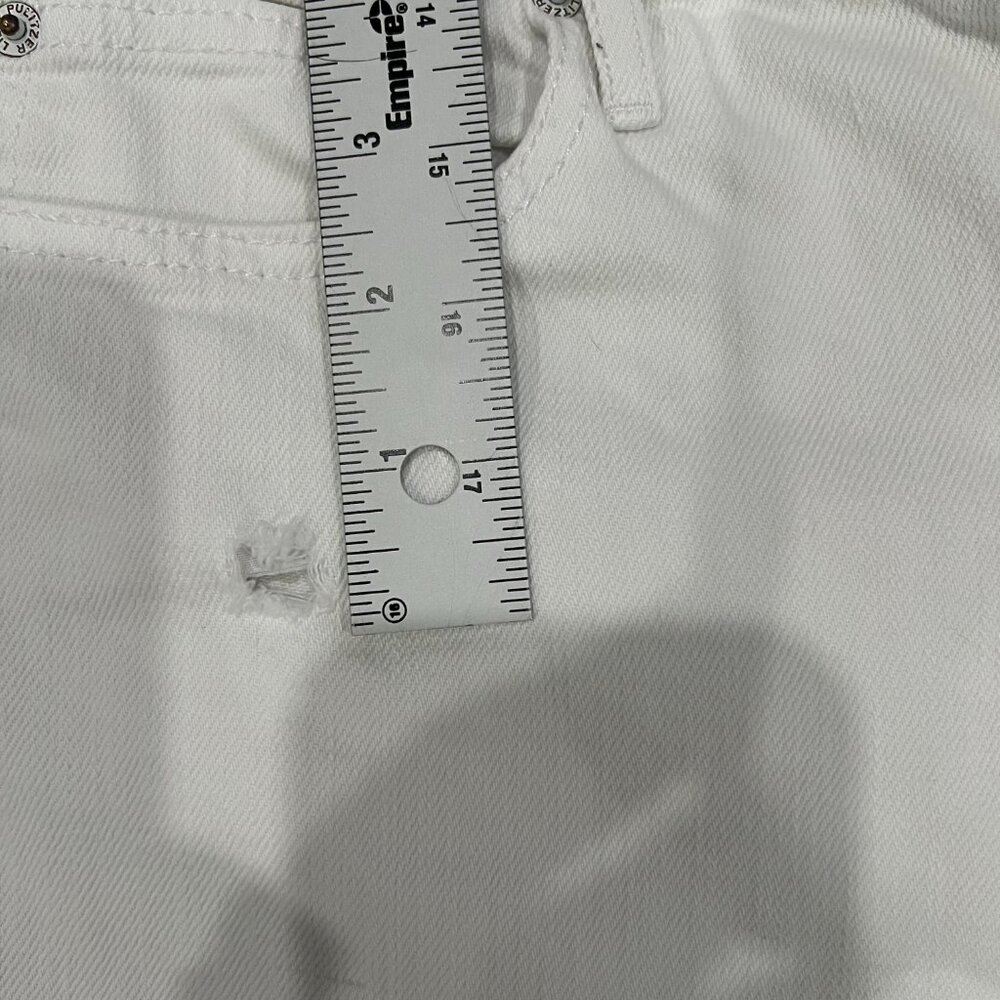Lilly Pulitzer sz 12 White Babe Bootcut Jeans 27" inseam - Picture 13 of 14